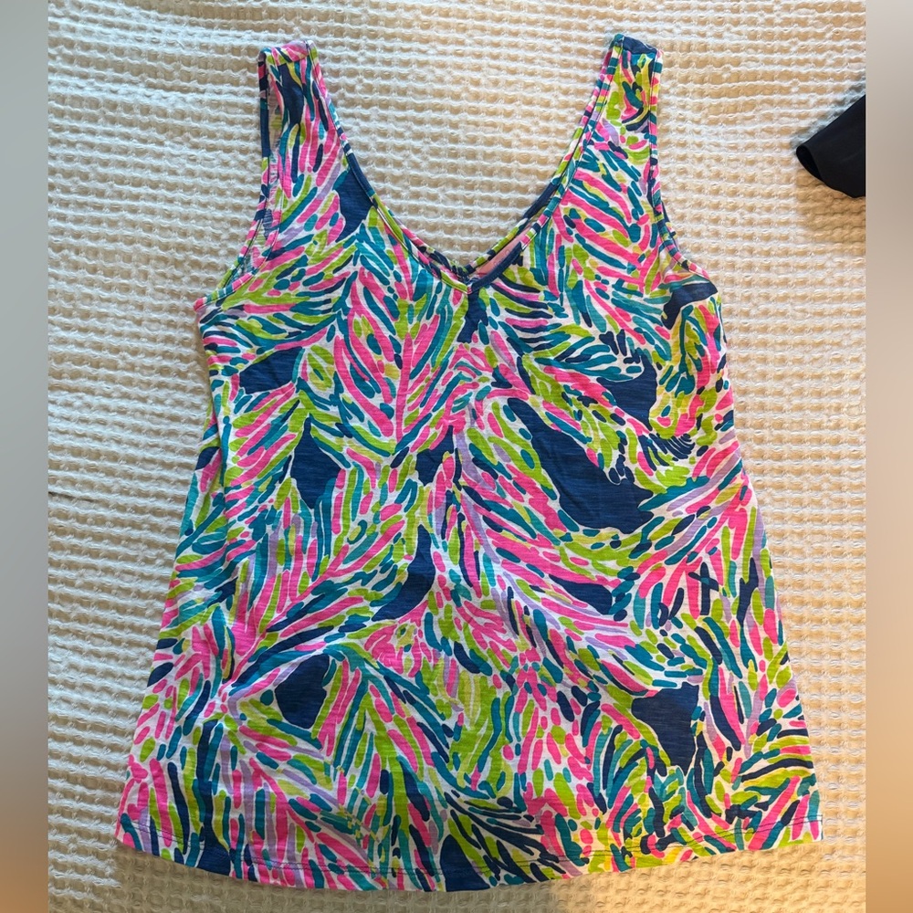 EUC Indigo Palm Reader Gigi Lilly Tank Top